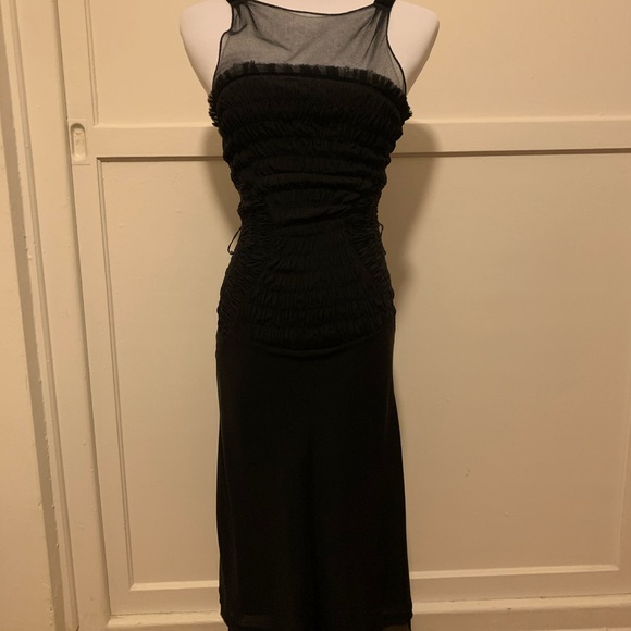 L.A.M.B. Smocked Boatneck Dress - Picture 2 of 3